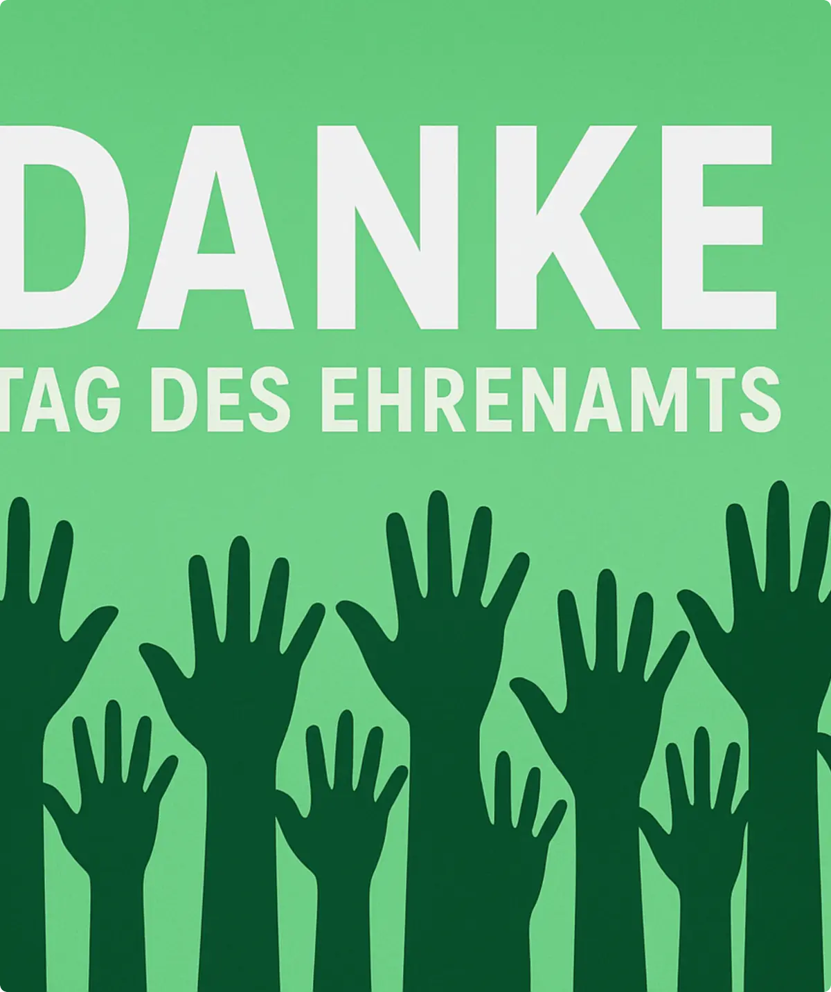 Danke - Tage des Ehrenamts | © Bergfreunde Anhalt Dessau e.V. - Grafik erstellt mit Unterstützung von KI