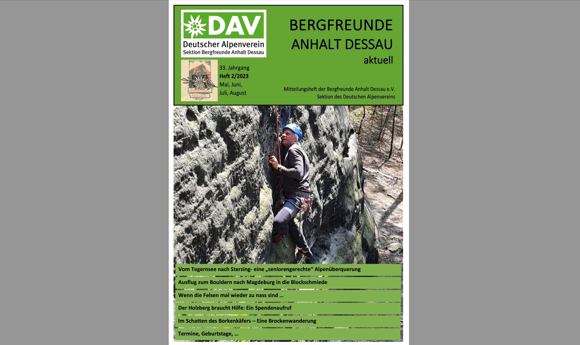 © Bergfreunde Anhalt Dessau e.V.