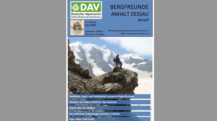 DAV-Dessau_Heft_2024-03_Titel | © Bergfreund Anhalt Dessau e.V.