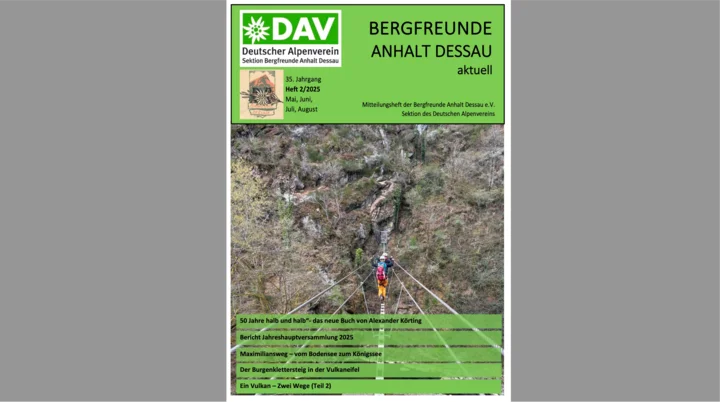 Titel Mitteilungsheft | © DAV-Dessau