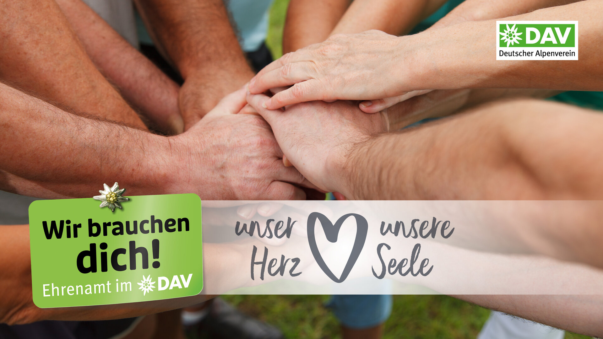 Imagefoto Ehrenamt | © DAV Kampagnenmotiv: Ehrenamtliche Unterstützung beim DAV - Imagefoto | © DAV
