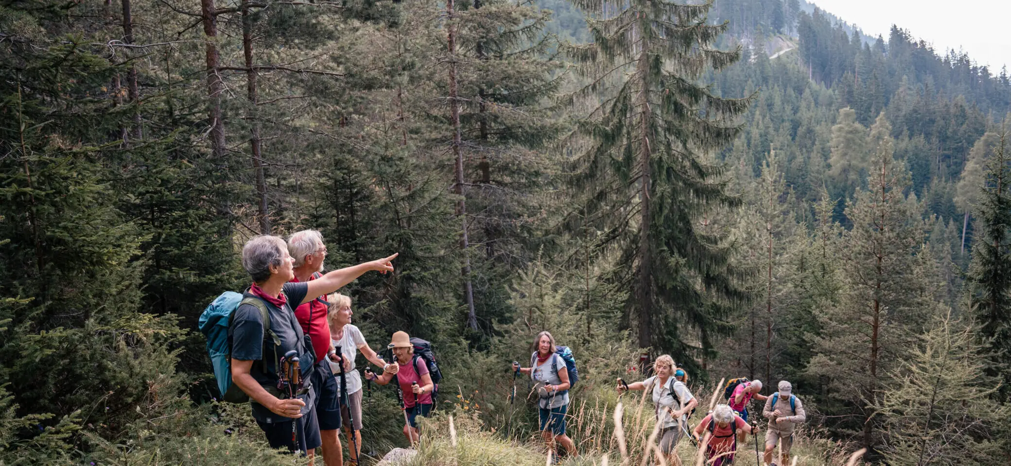 Seniorenwandergruppe in den Bergen | © DAV / Marisa Koch